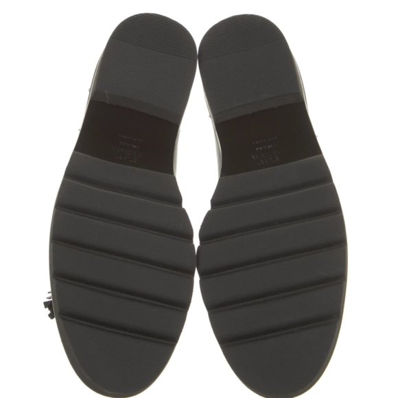 NWOT Stuart Weitzman Grey Leather Loafers - Picture 6 of 13